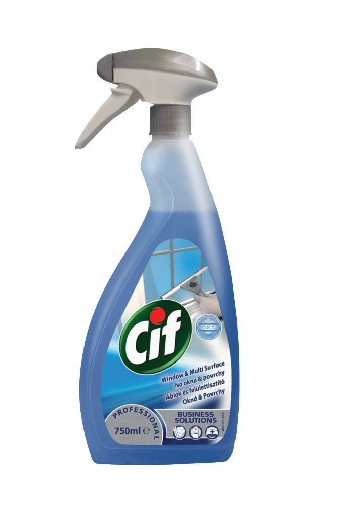 Cif Pro Formula Window/Glass & Multi Surface ablak- és felülettisztítószer, 750 ml
