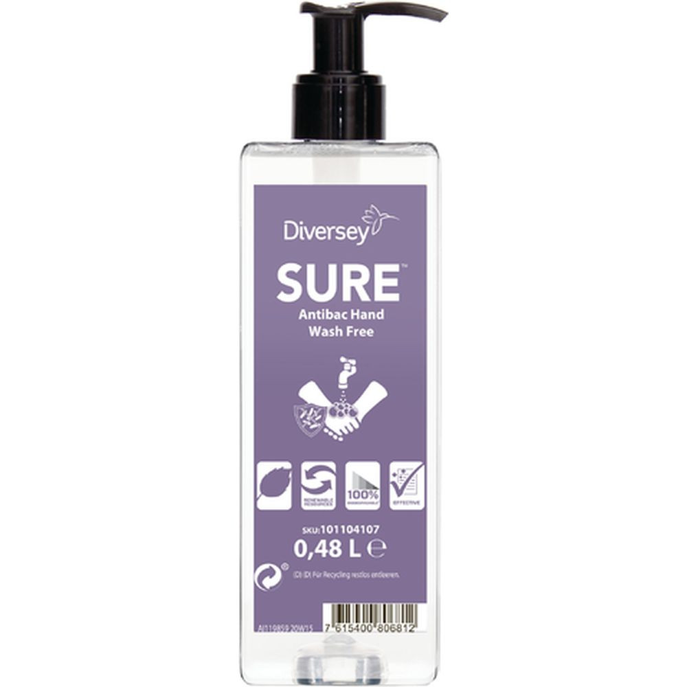 Sure Antibac Hand WashFree fertőtlenítő szappan, 480 ml