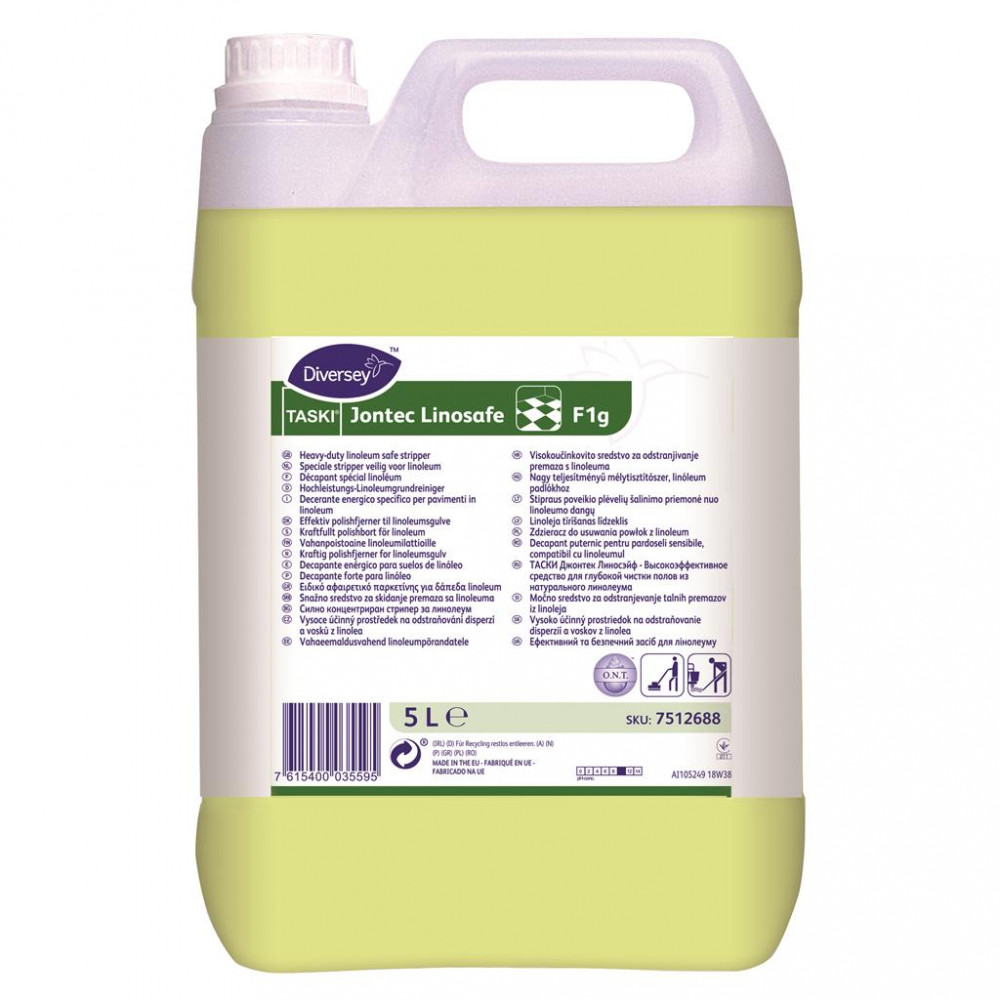 Taski Jontec LinoSafe mélytisztítószer linóleumpadlókhoz, 5 liter