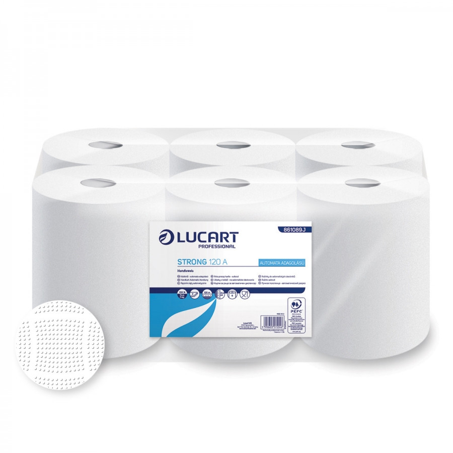 Lucart Strong 120 A automata adagolós tekercses kéztörlő