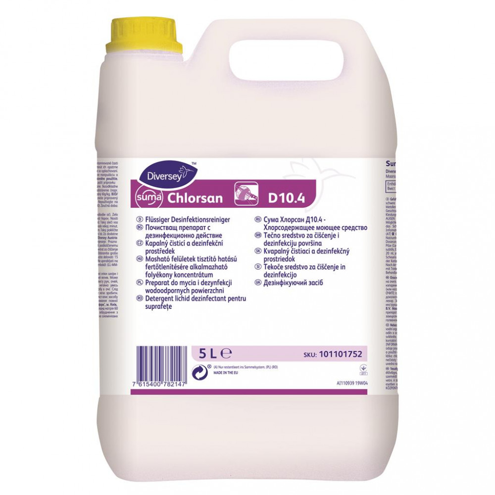 Suma Chlorsan D10.4 mosható felületek tisztító hatású fertőtlenítésére alkalmazható folyékony koncentrátum, 5 liter