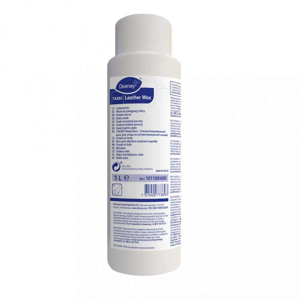 Taski Leather Wax különleges viasz színezett bőrfelületek ápolásához, 1 liter