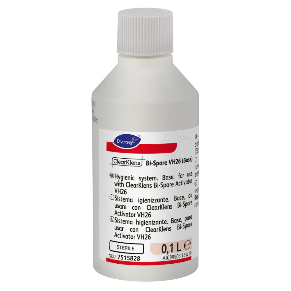 CK Bi-Spore VH26 E,GB,I aseptikusan feltöltött kétrészes rendszer klórdioxid létrehozására, 0,1 liter