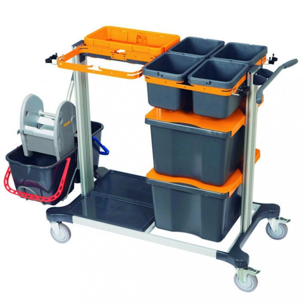 TASKI Midi Trolley Wet vödrös takarítókocsi, 2*15 L-es vödörrel