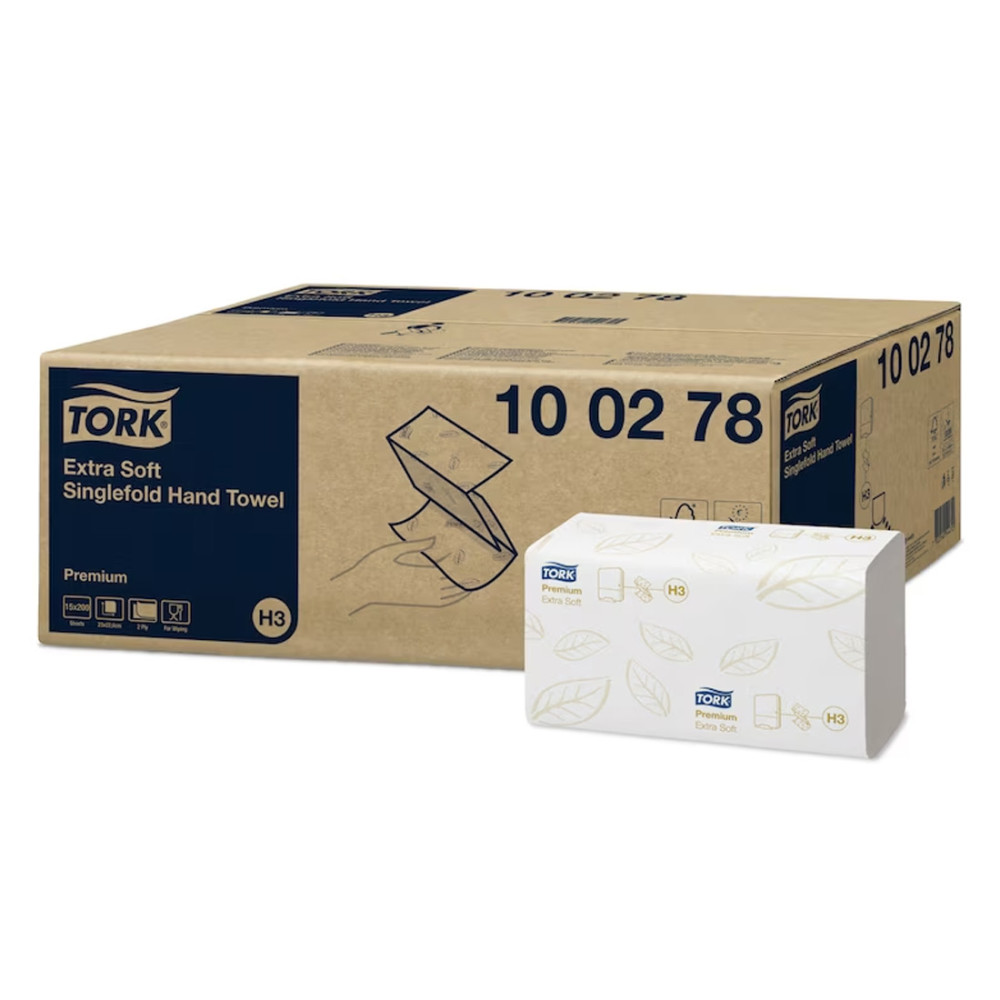 Tork Extra Soft Singlefold H3 hajtogatott kéztörlő