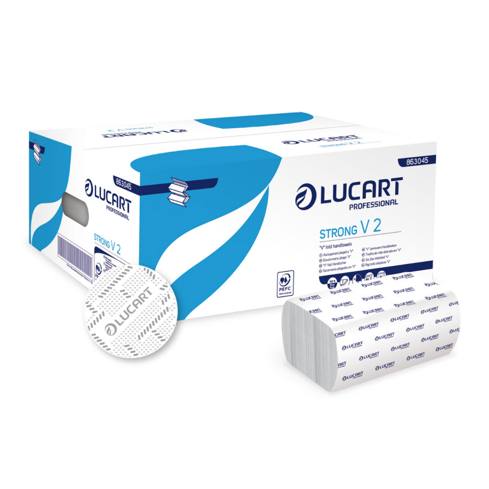 Lucart Strong V 2 hajtogatott kéztörlő