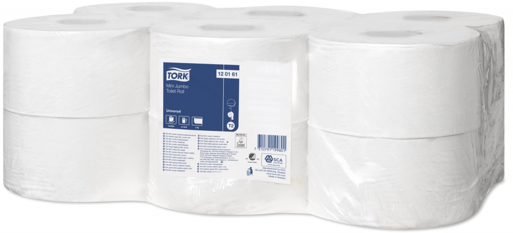 Tork Universal Mini Jumbo toalettpapír, 1 rétegű