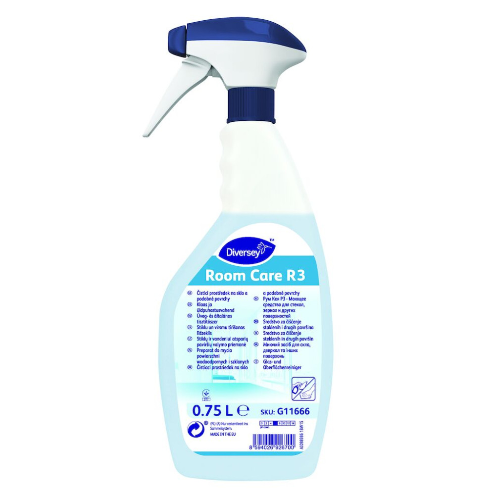 Room Care R3 általános felület- és üvegtisztító szer, 750 ml