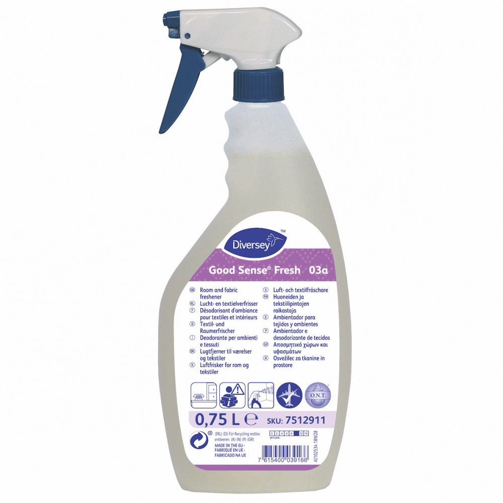 Good Sense Fresh O3a légfrissítő és bútorkárpit illatosító, 750 ml