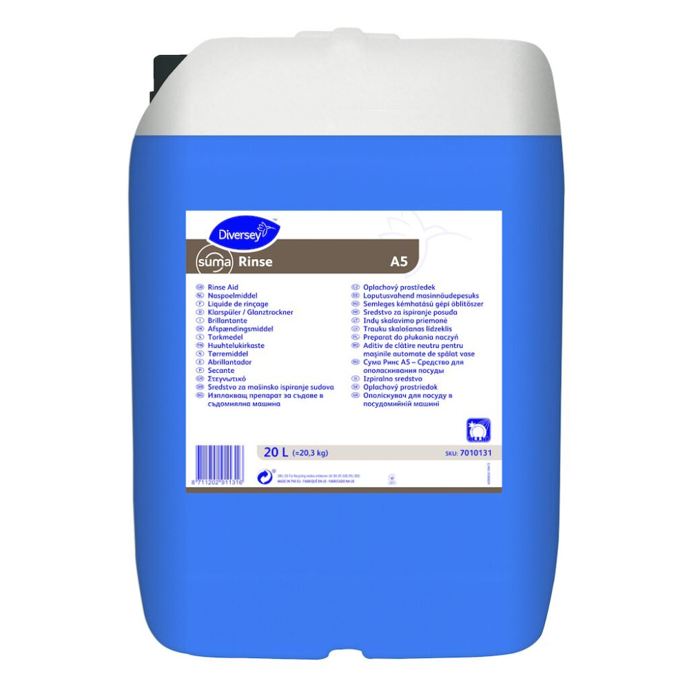 Suma Rinse A5 semleges kémhatású gépi öblítőszer, 20 liter