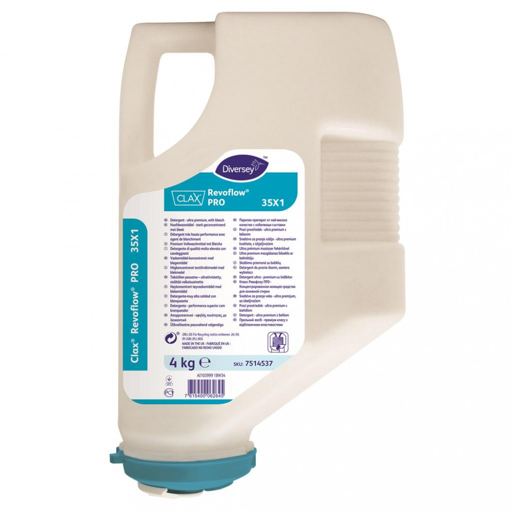Clax Revoflow Pro 35X1 ultra prémium mosószer fehérítővel, 4 kg