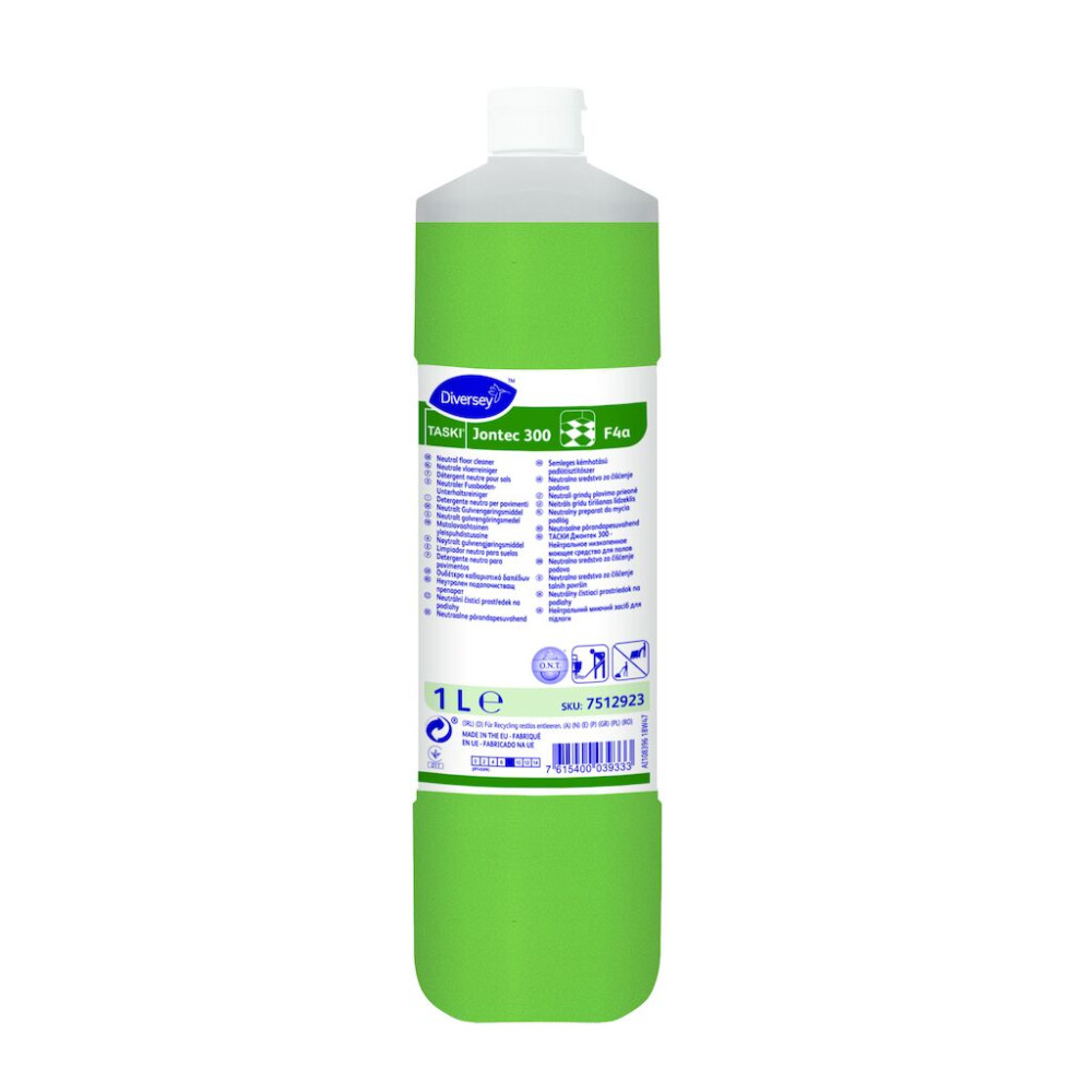 Taski Jontec 300 F4a fékezett habzású, semleges kémhatású padlótisztítószer, 1 liter
