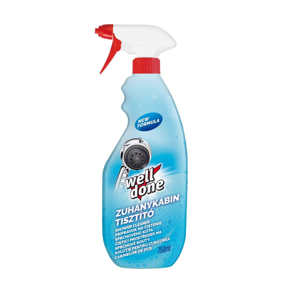 Well Done zuhanykabin tisztító, 750 ml