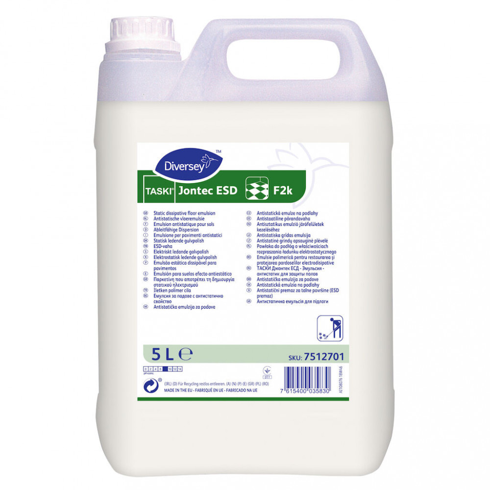 Taski Jontec ESD antisztatikus emulzió járófelületek kezeléséhez, 2*5 liter/karton
