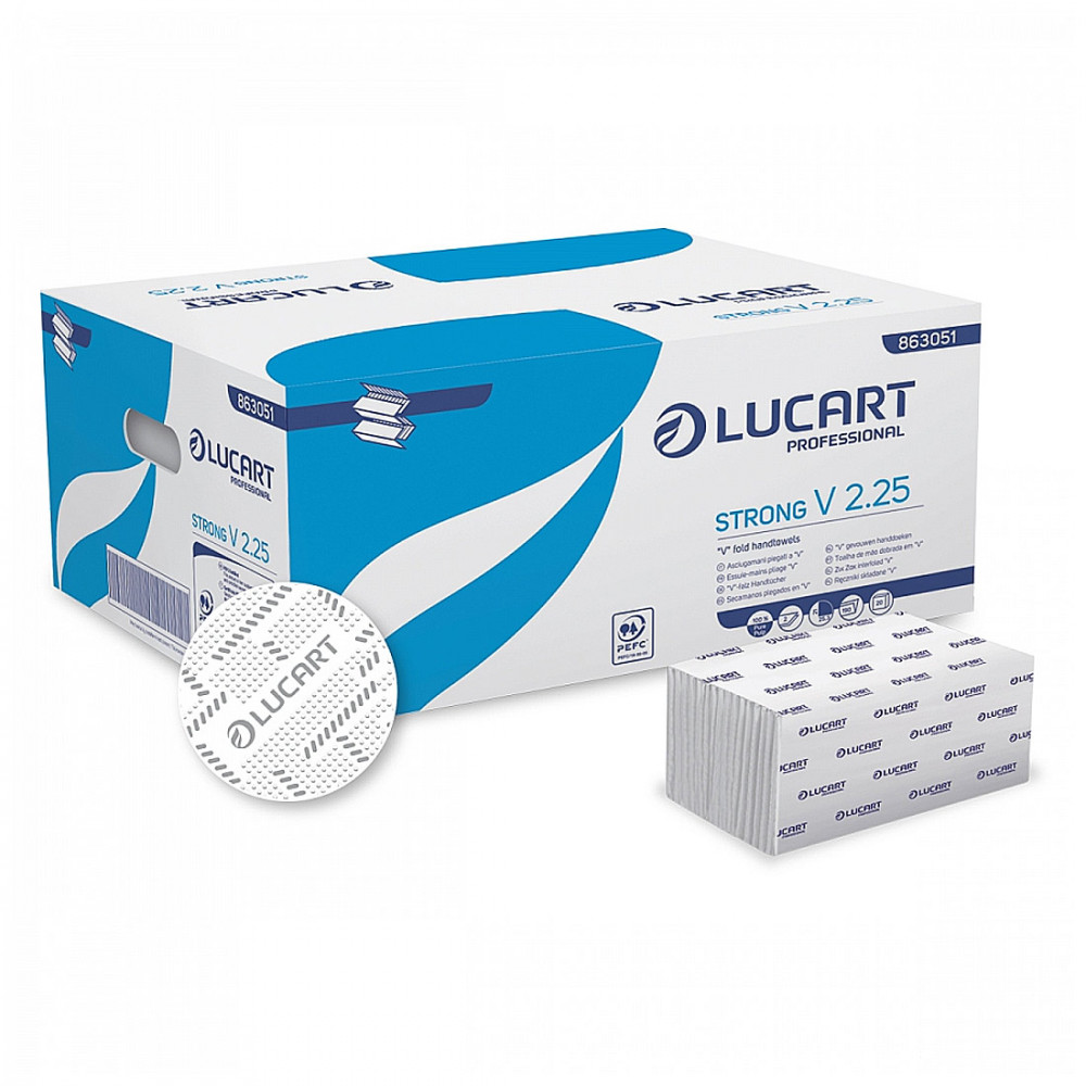 Lucart Strong V 2.25 hajtogatott kéztörlő