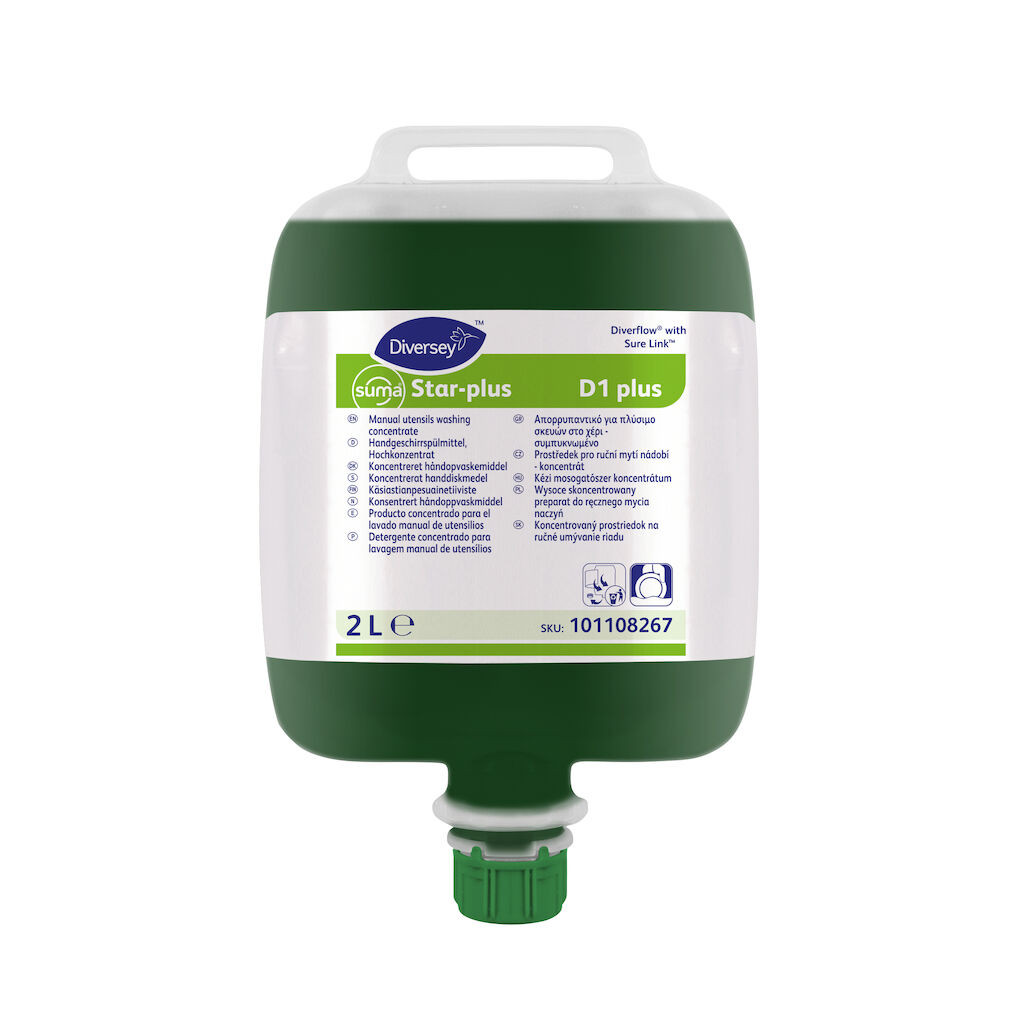 Suma Star-plus D1 DvF kézi mosogatószer szuperkoncentrátum, 3*2 liter/karton