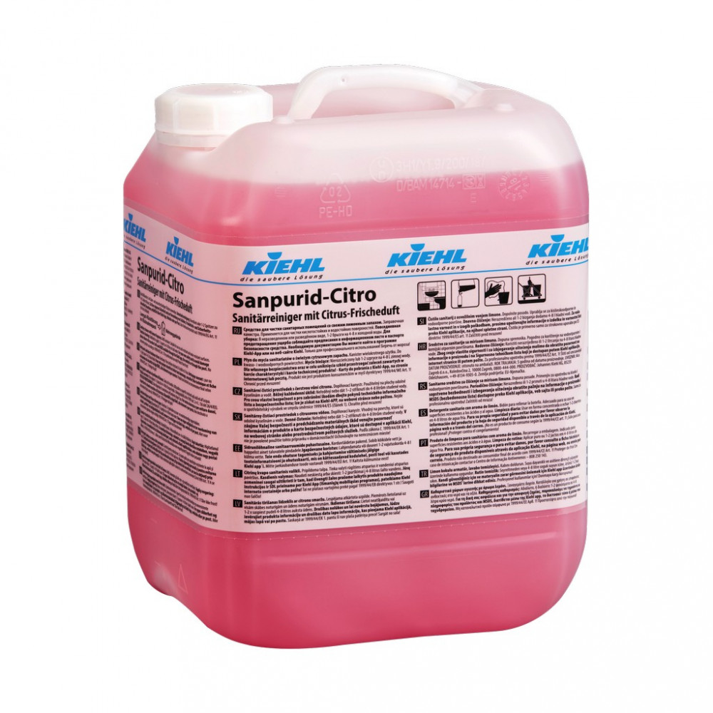Kiehl Sanpurid-Citro citromsavas szanitertisztító, 10 liter