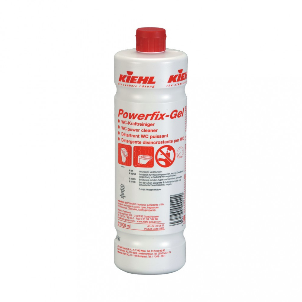 Kiehl Powerfix-Gel toalett-tisztító gél, 1 liter