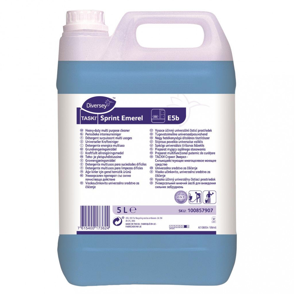 Taski Sprint Emerel Degreaser komplexképzős, intenzív hatású általános tisztítószer, 5 liter
