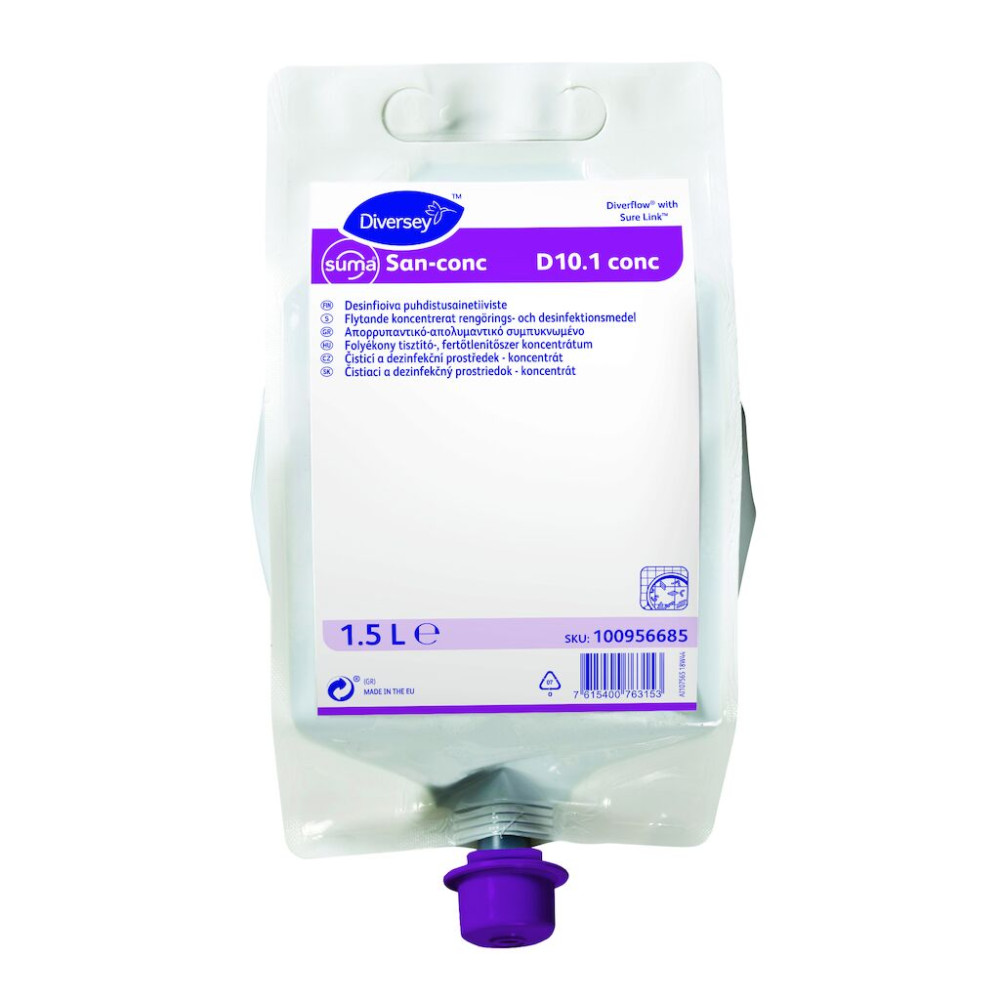 Suma San-concentrate D10.1 DvF folyékony tisztító-, fertőtlenítőszer koncentrátum, 1,5 liter