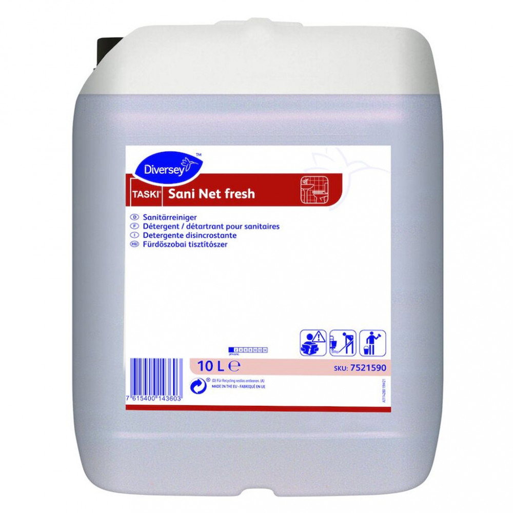 Taski Sani Net fresh szulfaminsavas fürdőszobai tisztítószer, 10 liter