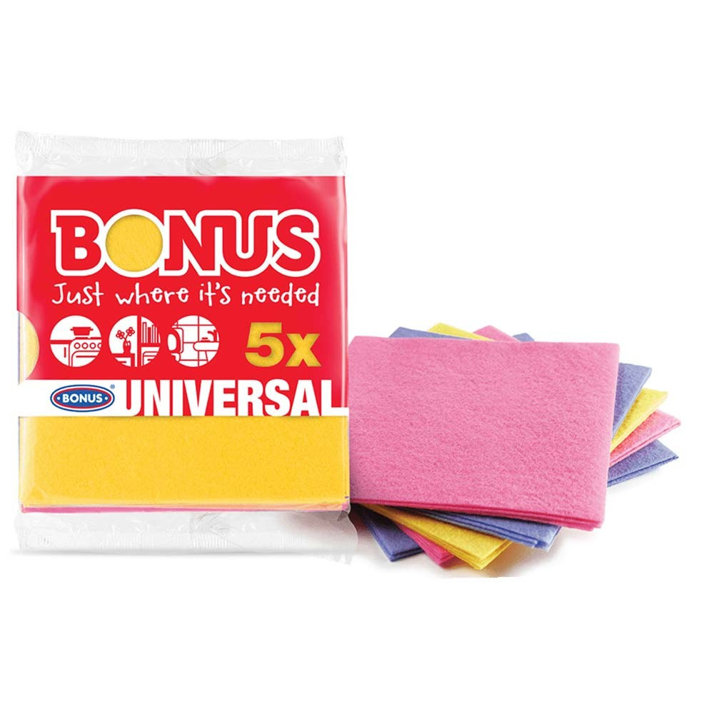 Bonus univerzális háztartási törlőkendő, 5 db/csomag
