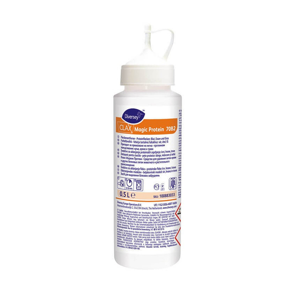 Clax Magic Protein 70B2 folteltávolító fehérje tartalmú foltokhoz: vér, étel, fű, 500 ml