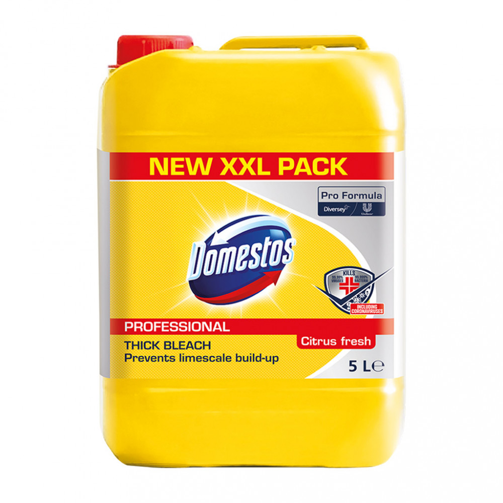 Domestos Pro Formula Citrus Fresh citrom illatú fertőtlenítő-, lemosószer, 5 liter
