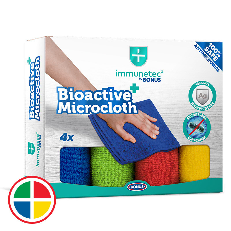 Bonus Immunetec bioaktív mikroszálas törlő, 4 db/csomag