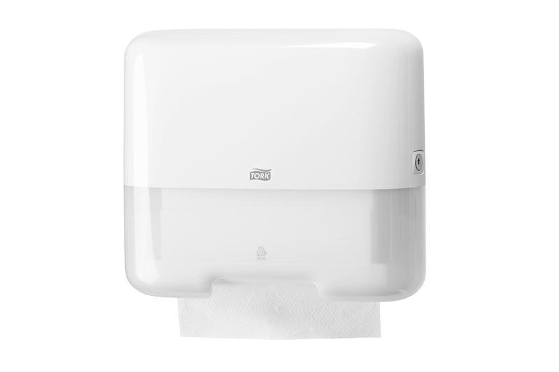 Tork Mini Singlefold (H3) hajtogatott kéztörlő adagoló, fehér